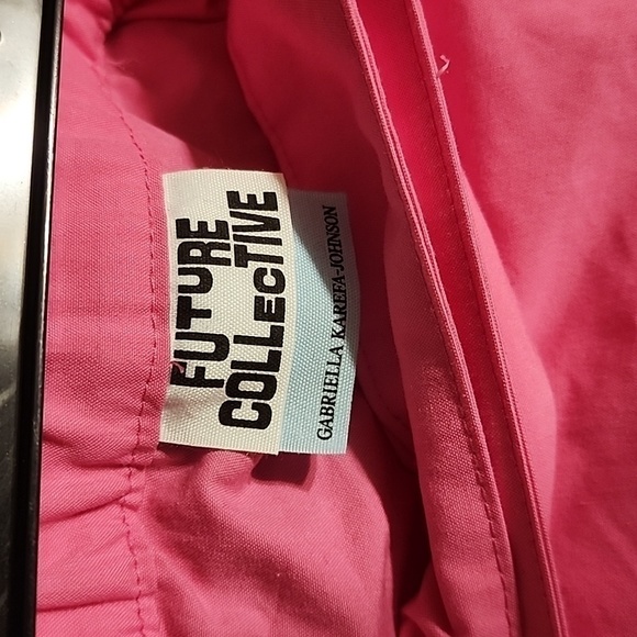 NWT Womens Future Collective Midi Wrap Skirt. Size 26. Pink - Picture 2 of 4